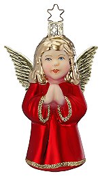 Lifetouch Angel - Red<br>Inge-glas Ornament